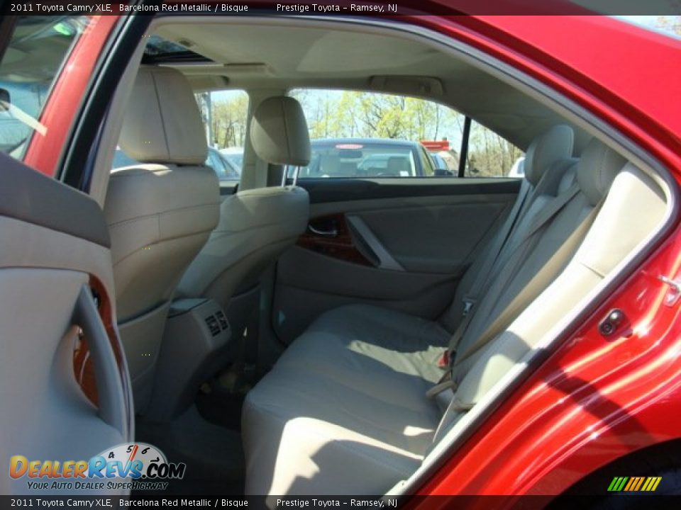2011 Toyota Camry XLE Barcelona Red Metallic / Bisque Photo #13