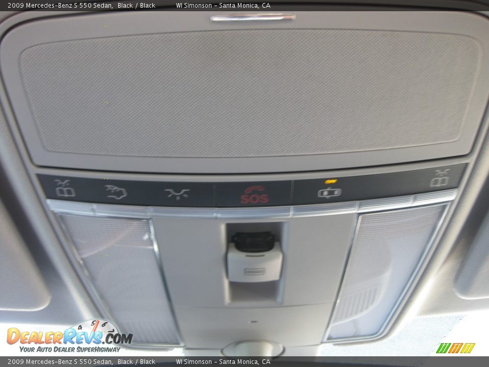 2009 Mercedes-Benz S 550 Sedan Black / Black Photo #17