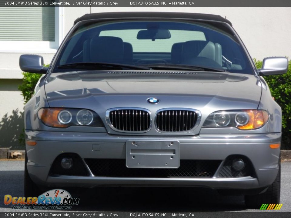 2004 BMW 3 Series 330i Convertible Silver Grey Metallic / Grey Photo #4