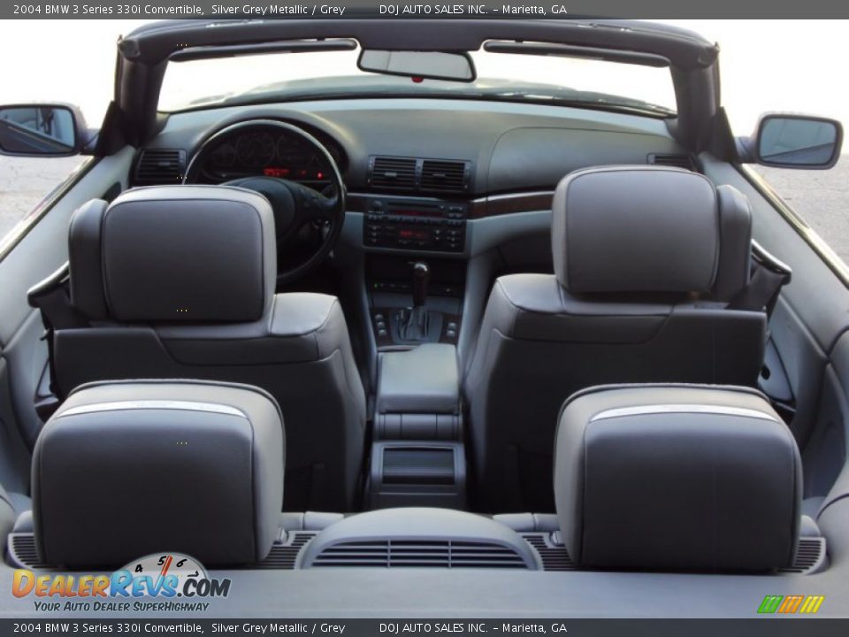 2004 BMW 3 Series 330i Convertible Silver Grey Metallic / Grey Photo #10