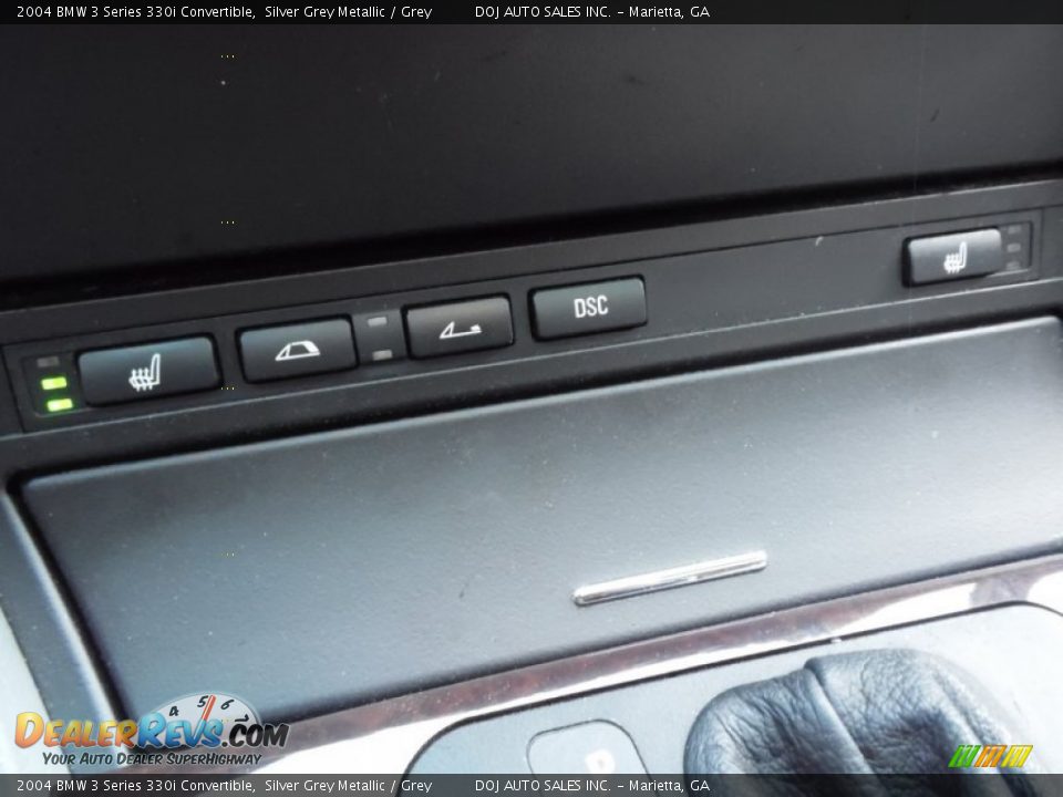 2004 BMW 3 Series 330i Convertible Silver Grey Metallic / Grey Photo #15