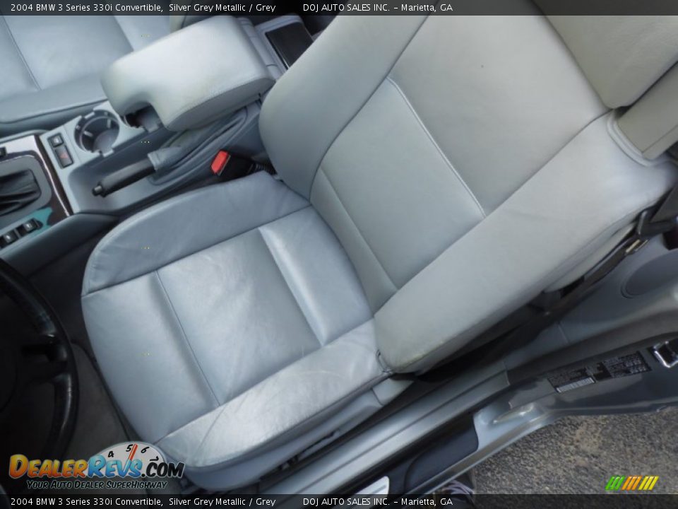 2004 BMW 3 Series 330i Convertible Silver Grey Metallic / Grey Photo #16