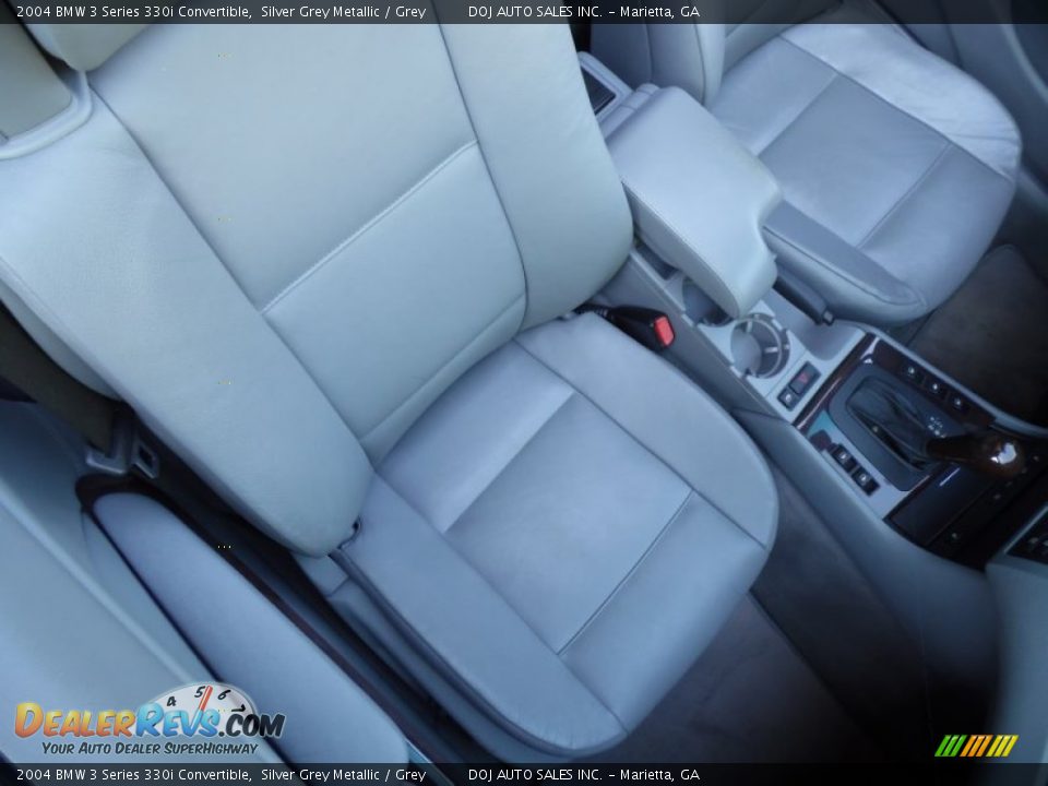 2004 BMW 3 Series 330i Convertible Silver Grey Metallic / Grey Photo #17