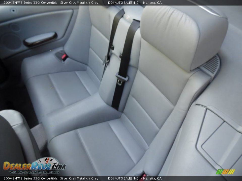 2004 BMW 3 Series 330i Convertible Silver Grey Metallic / Grey Photo #18