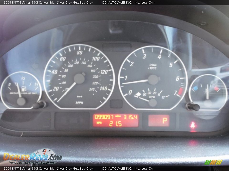 2004 BMW 3 Series 330i Convertible Gauges Photo #20