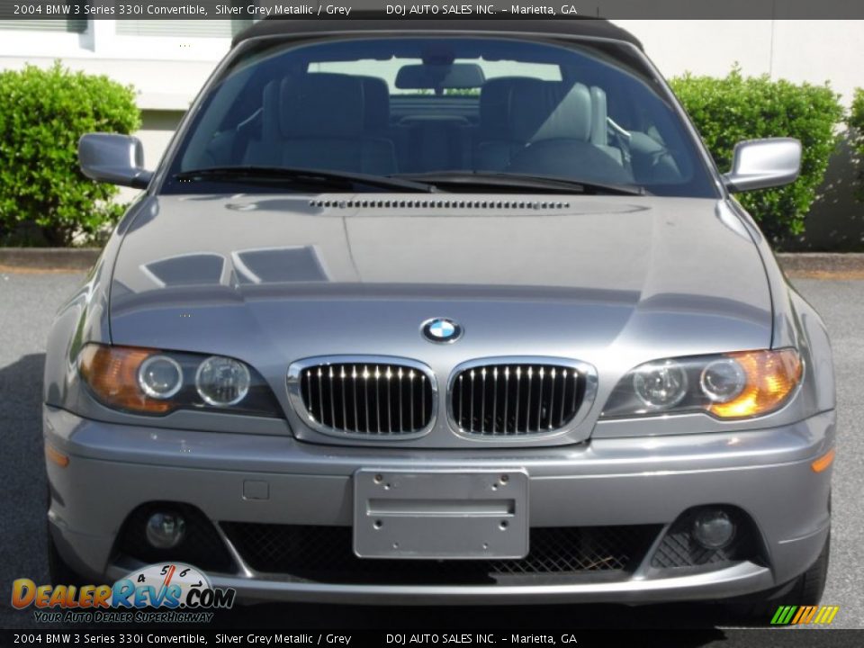 2004 BMW 3 Series 330i Convertible Silver Grey Metallic / Grey Photo #26