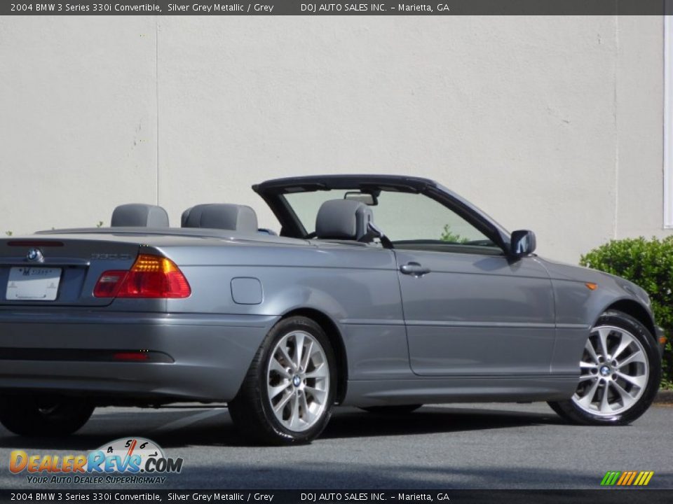 2004 BMW 3 Series 330i Convertible Silver Grey Metallic / Grey Photo #27