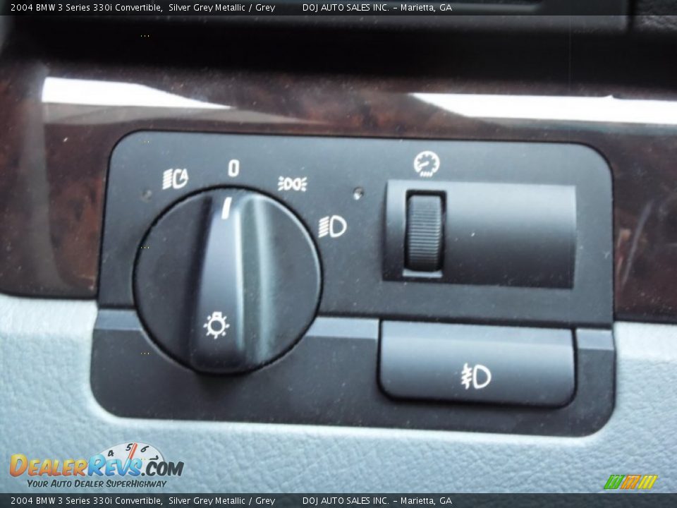 2004 BMW 3 Series 330i Convertible Silver Grey Metallic / Grey Photo #35