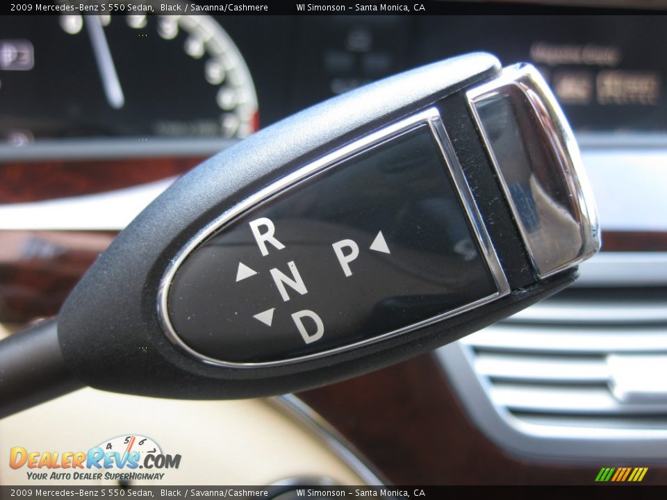 2009 Mercedes-Benz S 550 Sedan Black / Savanna/Cashmere Photo #11