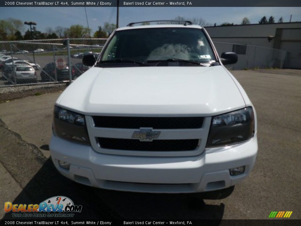2008 Chevrolet TrailBlazer LT 4x4 Summit White / Ebony Photo #2