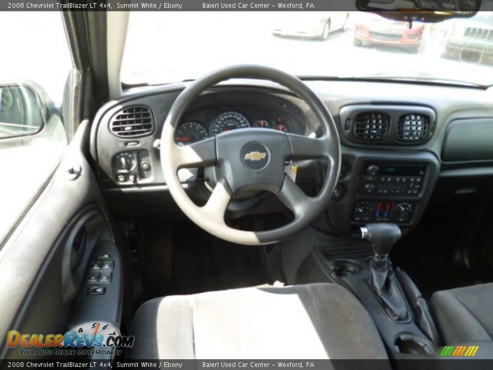 2008 Chevrolet TrailBlazer LT 4x4 Summit White / Ebony Photo #15