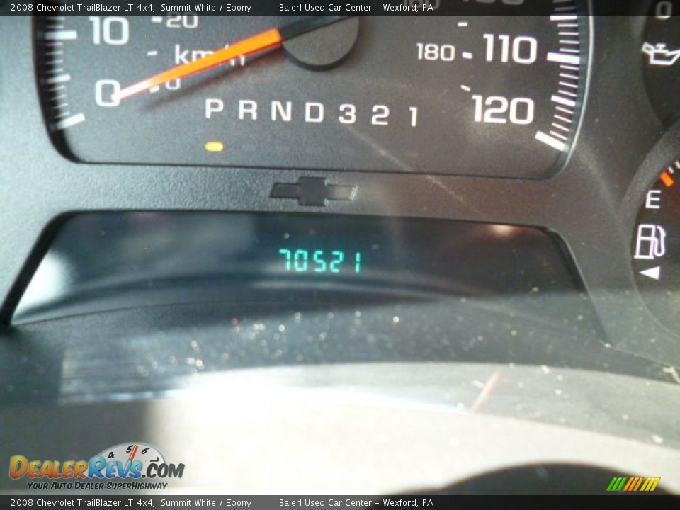 2008 Chevrolet TrailBlazer LT 4x4 Summit White / Ebony Photo #20