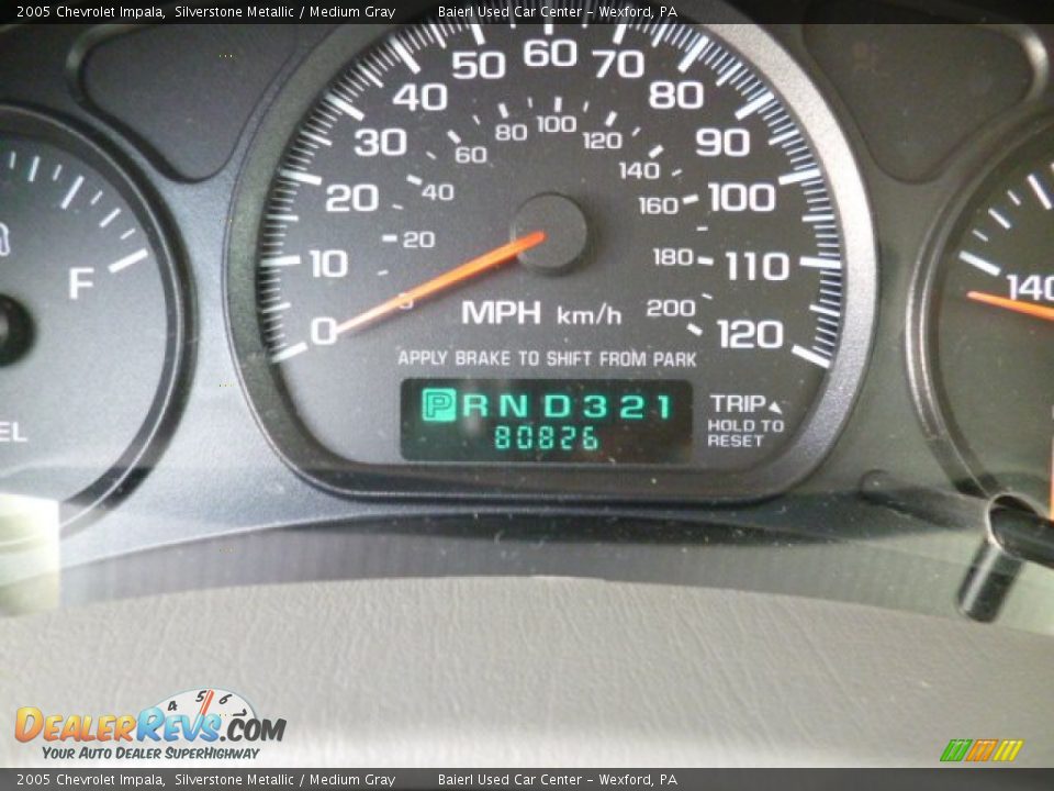 2005 Chevrolet Impala Silverstone Metallic / Medium Gray Photo #20