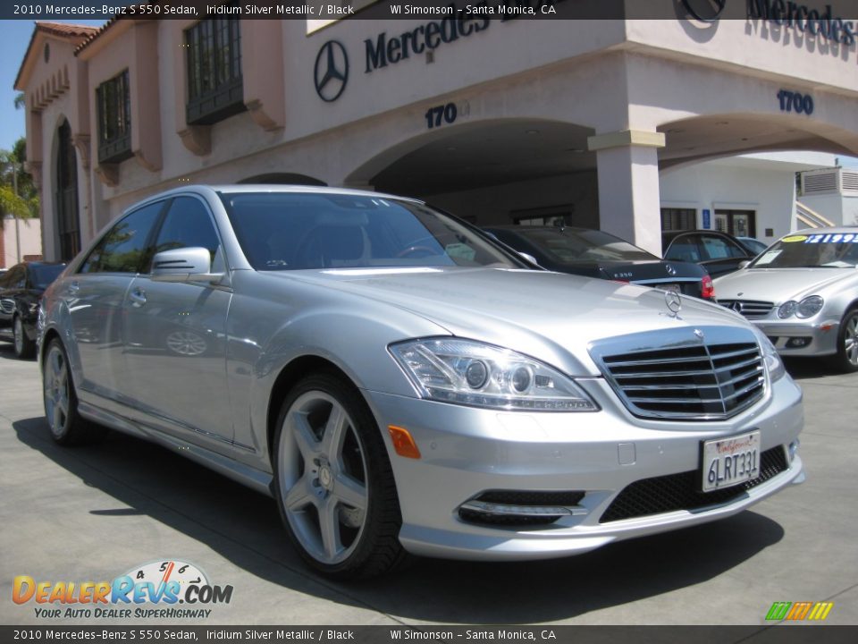 2010 Mercedes-Benz S 550 Sedan Iridium Silver Metallic / Black Photo #1
