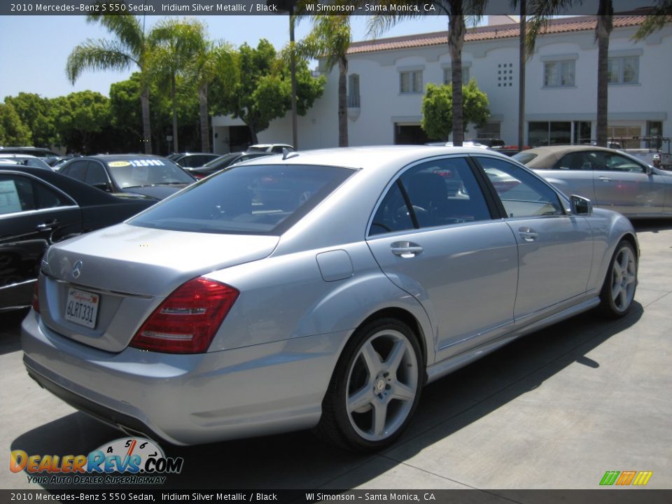2010 Mercedes-Benz S 550 Sedan Iridium Silver Metallic / Black Photo #2