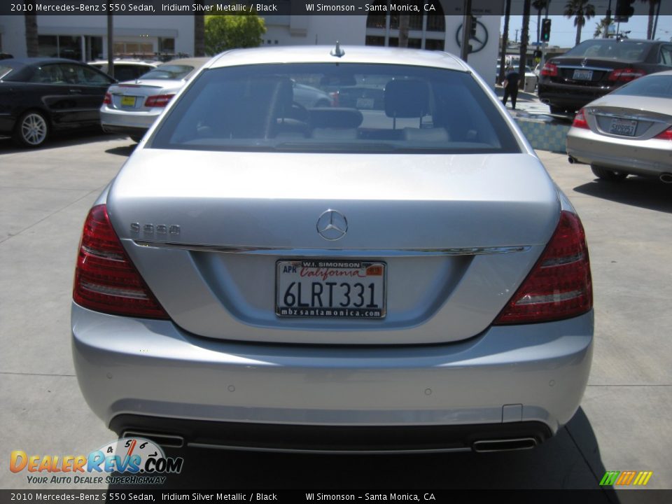 2010 Mercedes-Benz S 550 Sedan Iridium Silver Metallic / Black Photo #3