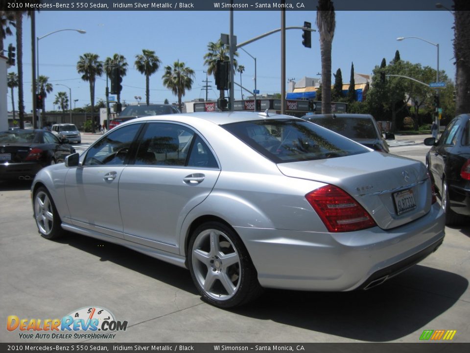 2010 Mercedes-Benz S 550 Sedan Iridium Silver Metallic / Black Photo #4