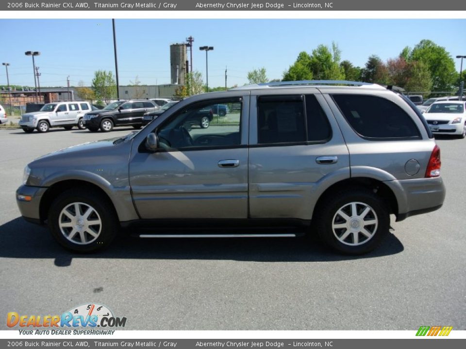 2006 Buick Rainier CXL AWD Titanium Gray Metallic / Gray Photo #3