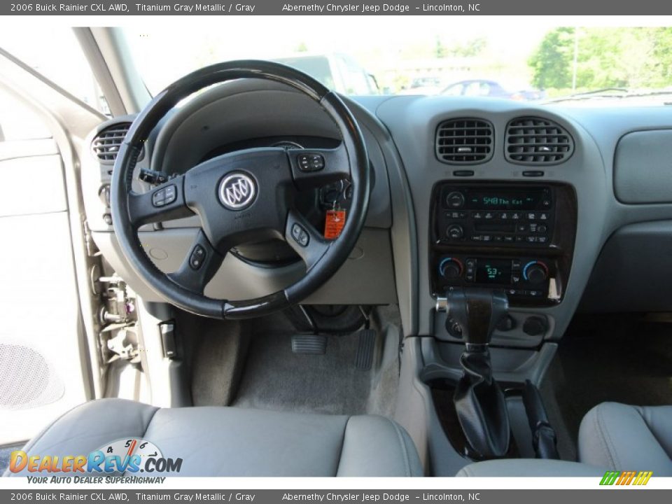 2006 Buick Rainier CXL AWD Titanium Gray Metallic / Gray Photo #14