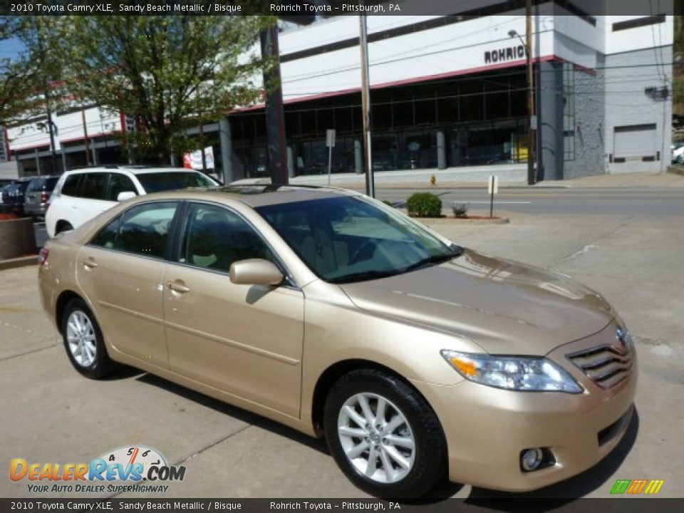 2010 Toyota Camry XLE Sandy Beach Metallic / Bisque Photo #1