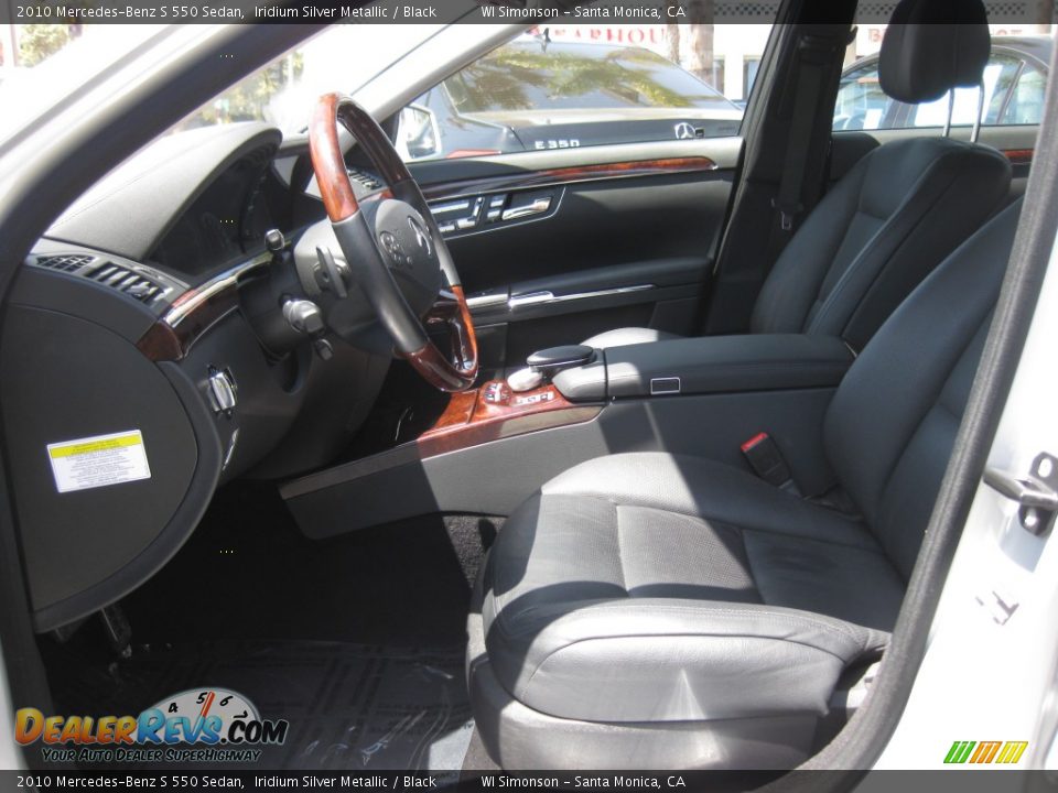 Black Interior - 2010 Mercedes-Benz S 550 Sedan Photo #19