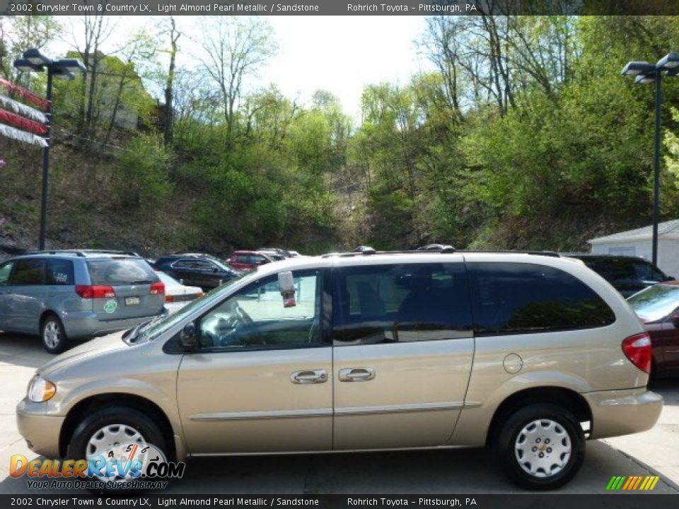 2002 Chrysler Town & Country LX Light Almond Pearl Metallic / Sandstone Photo #2
