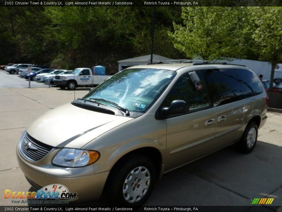 2002 Chrysler Town & Country LX Light Almond Pearl Metallic / Sandstone Photo #3