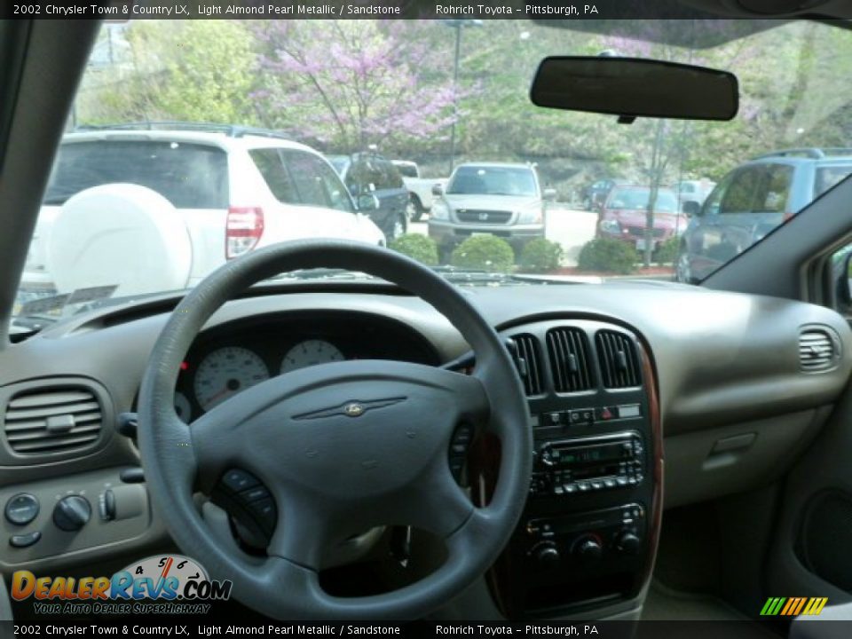 2002 Chrysler Town & Country LX Light Almond Pearl Metallic / Sandstone Photo #6