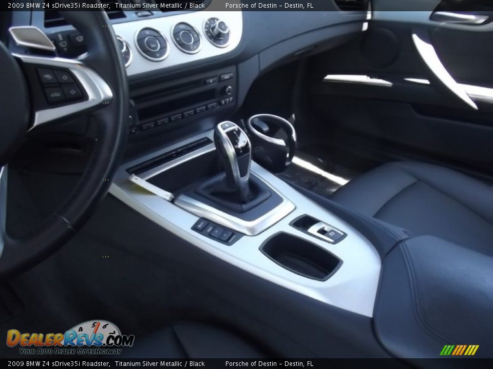 2009 BMW Z4 sDrive35i Roadster Titanium Silver Metallic / Black Photo #14