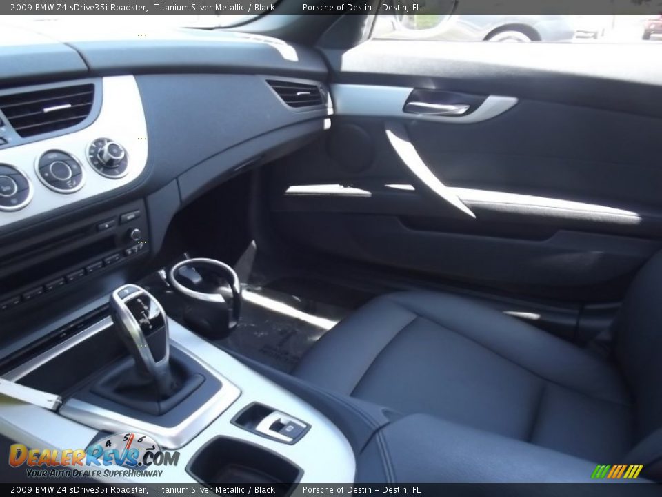 2009 BMW Z4 sDrive35i Roadster Titanium Silver Metallic / Black Photo #15