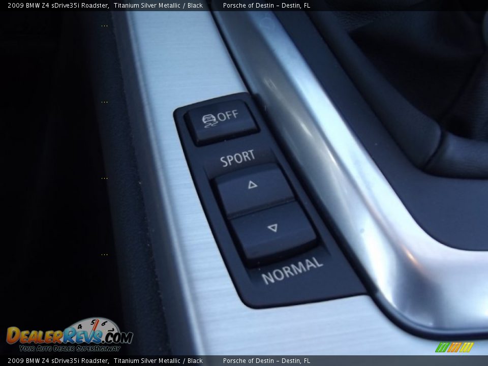 2009 BMW Z4 sDrive35i Roadster Titanium Silver Metallic / Black Photo #17