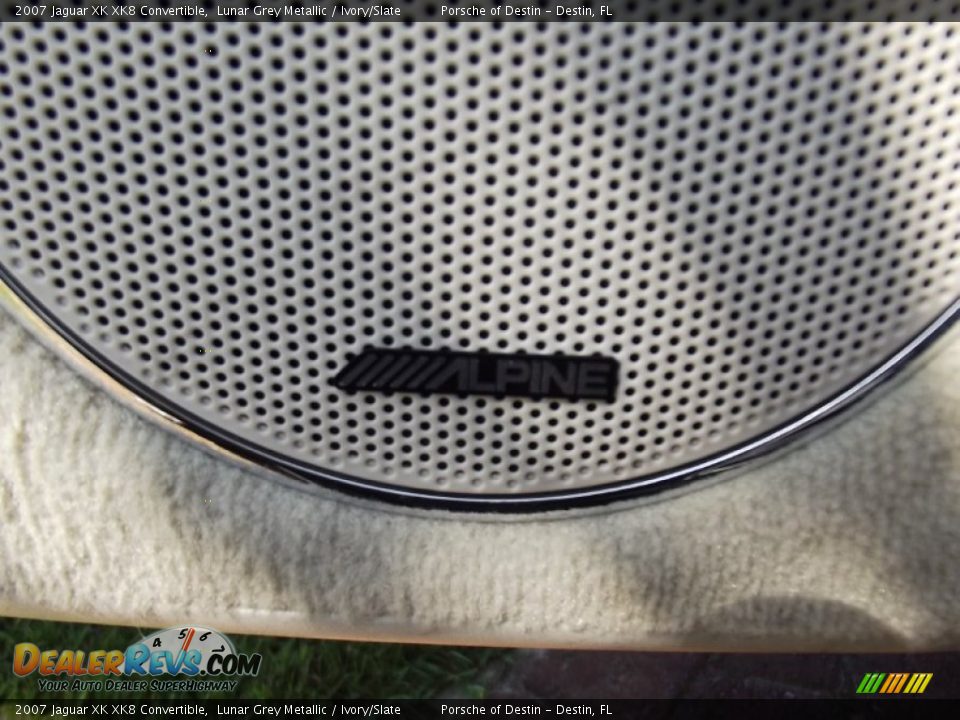 2007 Jaguar XK XK8 Convertible Lunar Grey Metallic / Ivory/Slate Photo #13