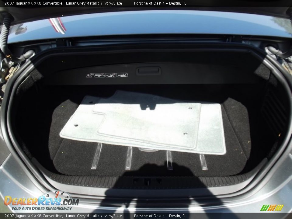 2007 Jaguar XK XK8 Convertible Lunar Grey Metallic / Ivory/Slate Photo #18