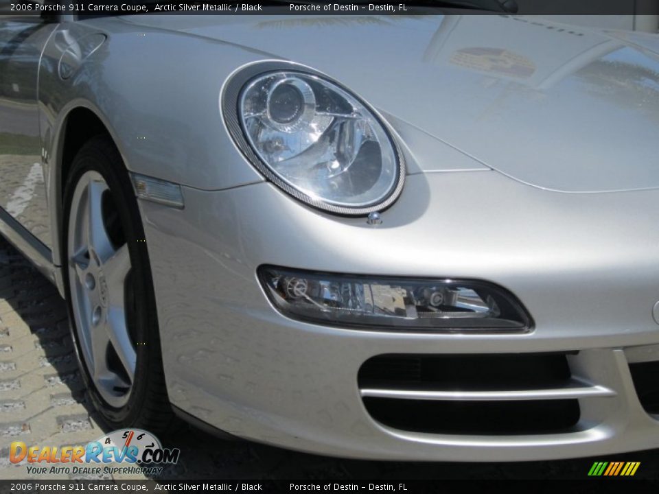 2006 Porsche 911 Carrera Coupe Arctic Silver Metallic / Black Photo #6