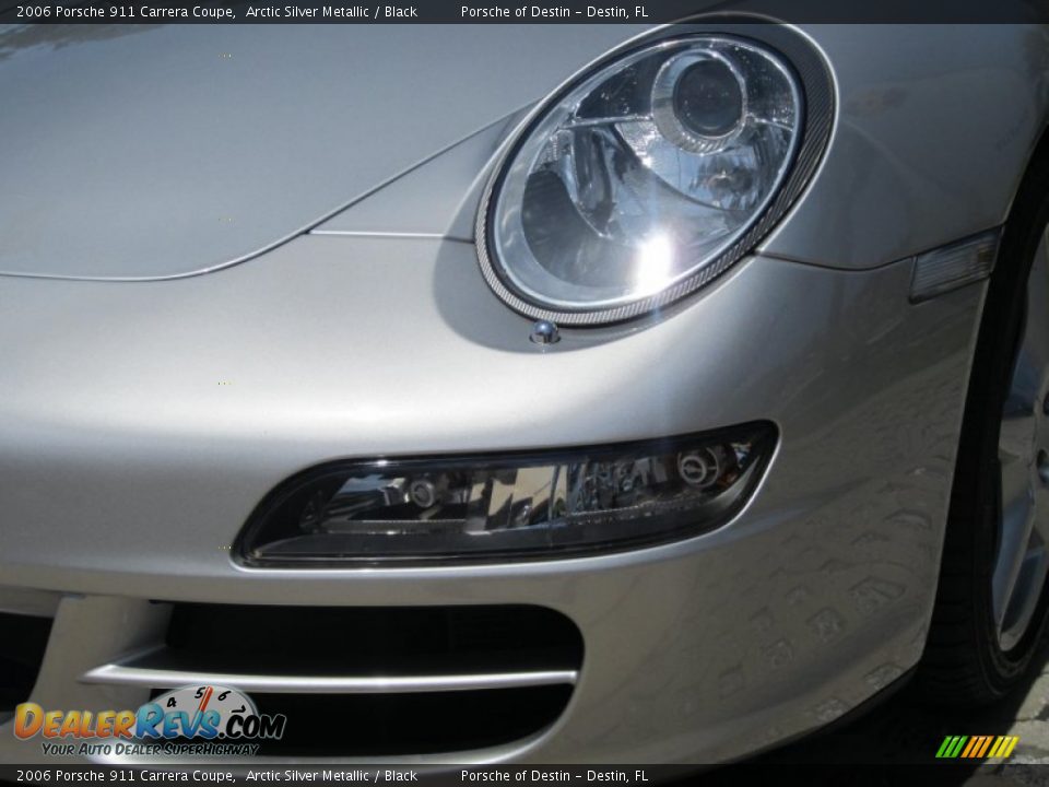 2006 Porsche 911 Carrera Coupe Arctic Silver Metallic / Black Photo #7