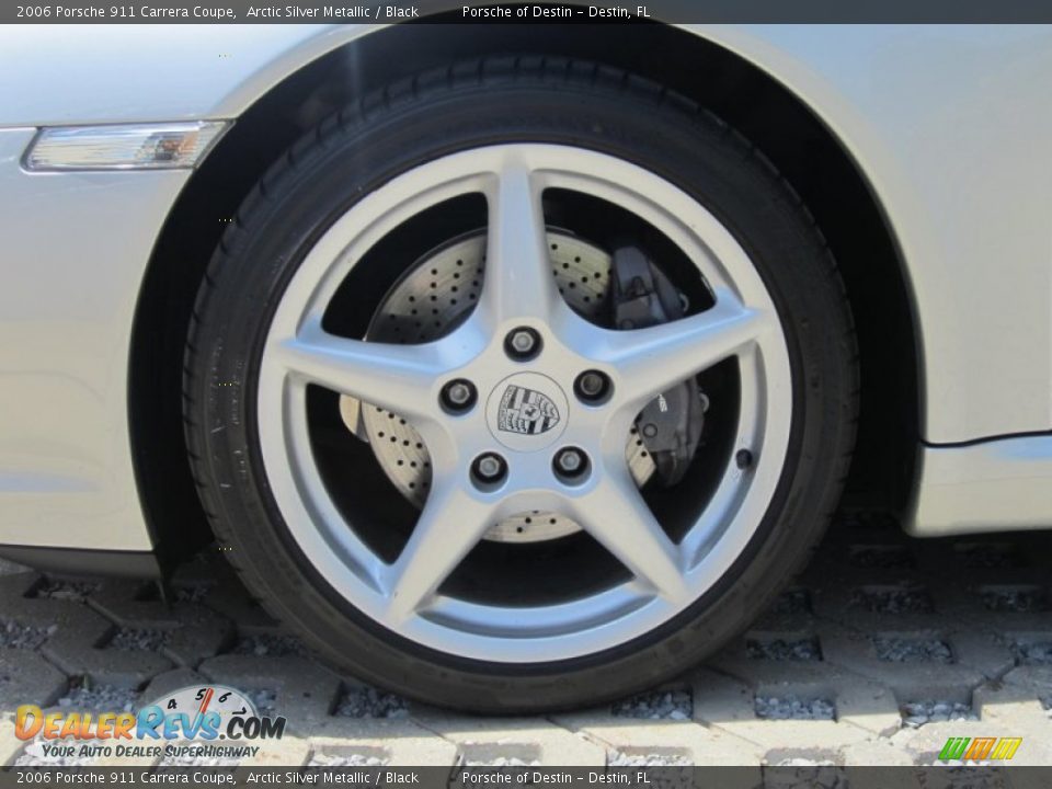 2006 Porsche 911 Carrera Coupe Arctic Silver Metallic / Black Photo #8