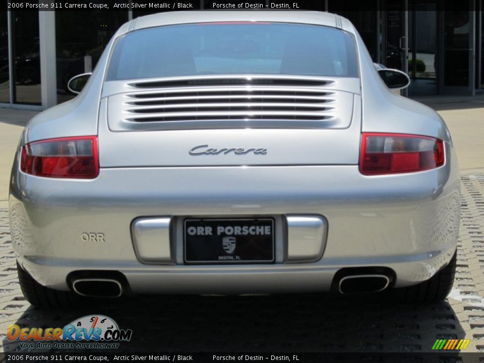 2006 Porsche 911 Carrera Coupe Arctic Silver Metallic / Black Photo #10
