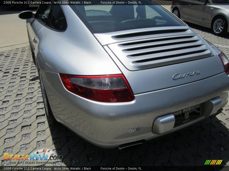2006 Porsche 911 Carrera Coupe Arctic Silver Metallic / Black Photo #11