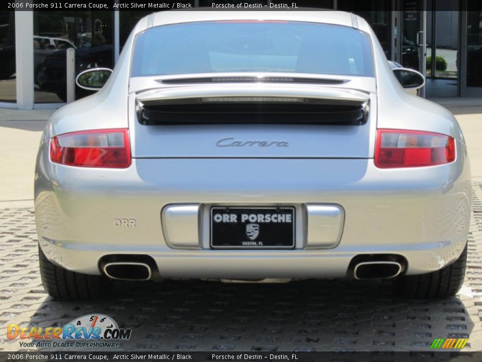 2006 Porsche 911 Carrera Coupe Arctic Silver Metallic / Black Photo #13