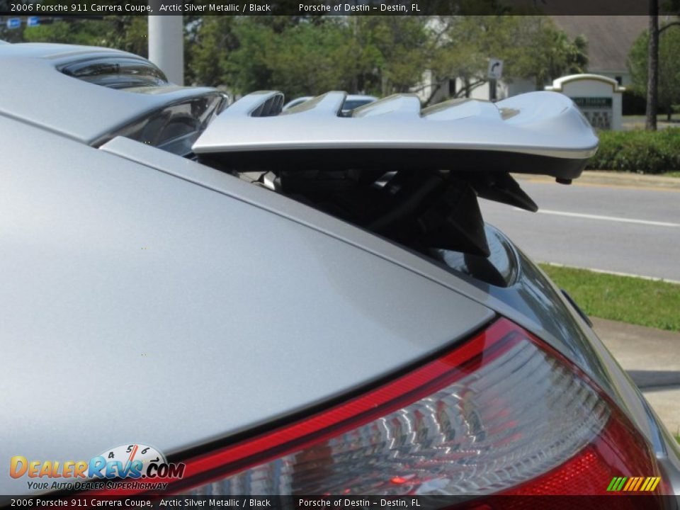 2006 Porsche 911 Carrera Coupe Arctic Silver Metallic / Black Photo #14