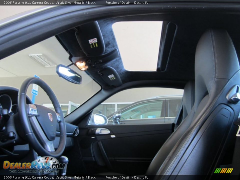 2006 Porsche 911 Carrera Coupe Arctic Silver Metallic / Black Photo #26