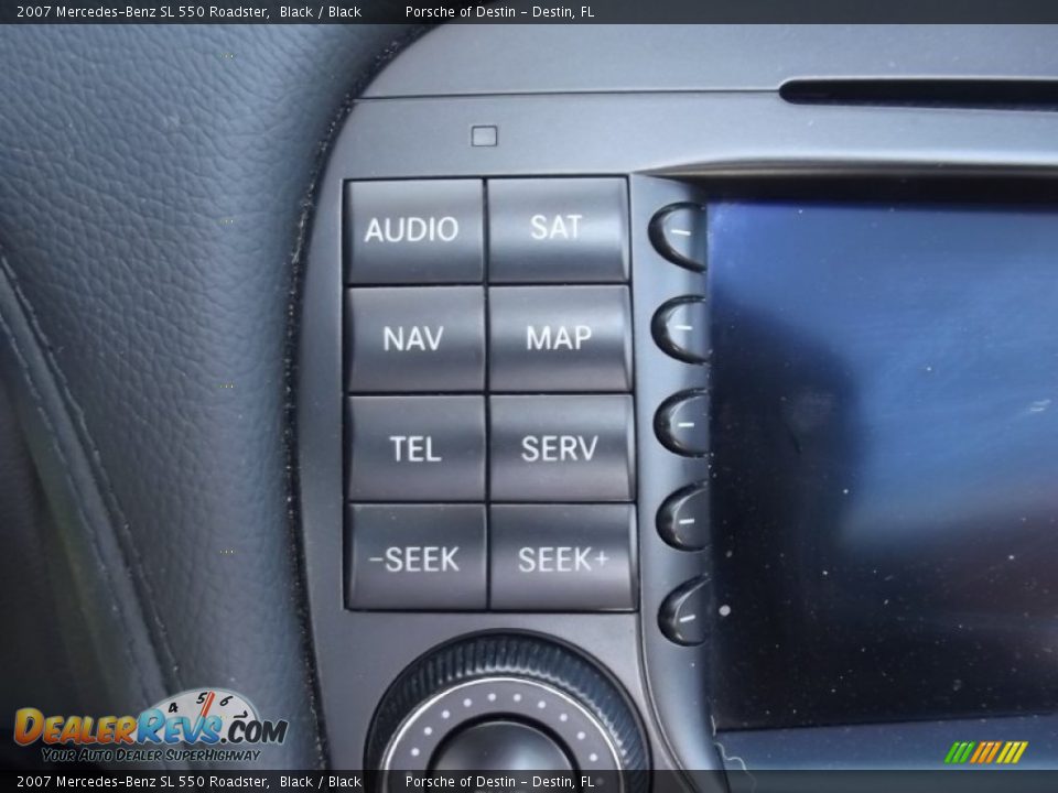 2007 Mercedes-Benz SL 550 Roadster Black / Black Photo #18