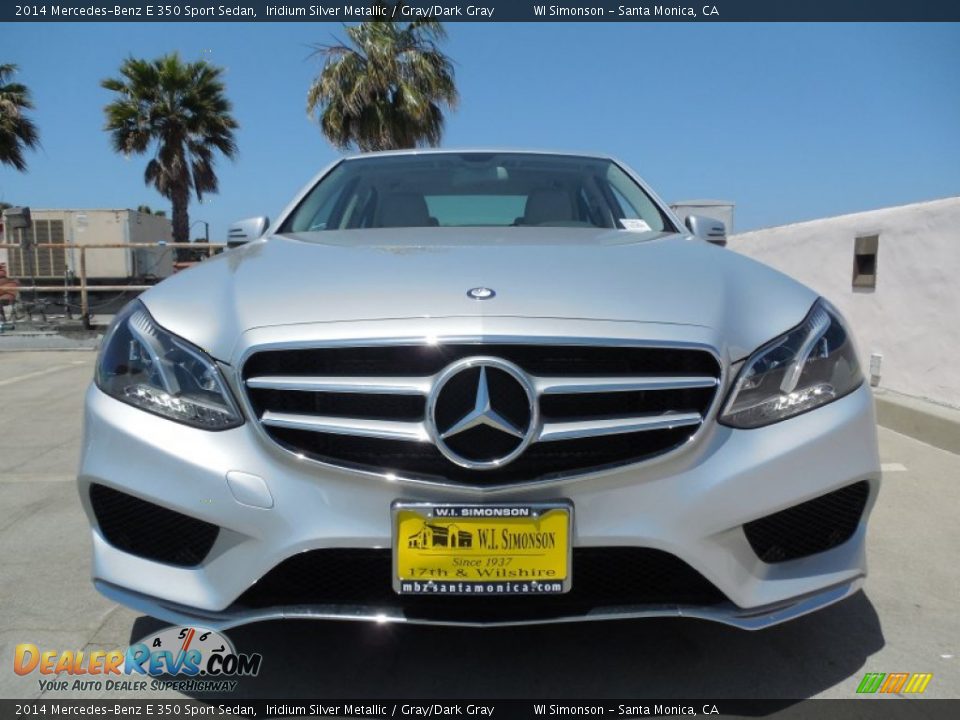 2014 Mercedes-Benz E 350 Sport Sedan Iridium Silver Metallic / Gray/Dark Gray Photo #2