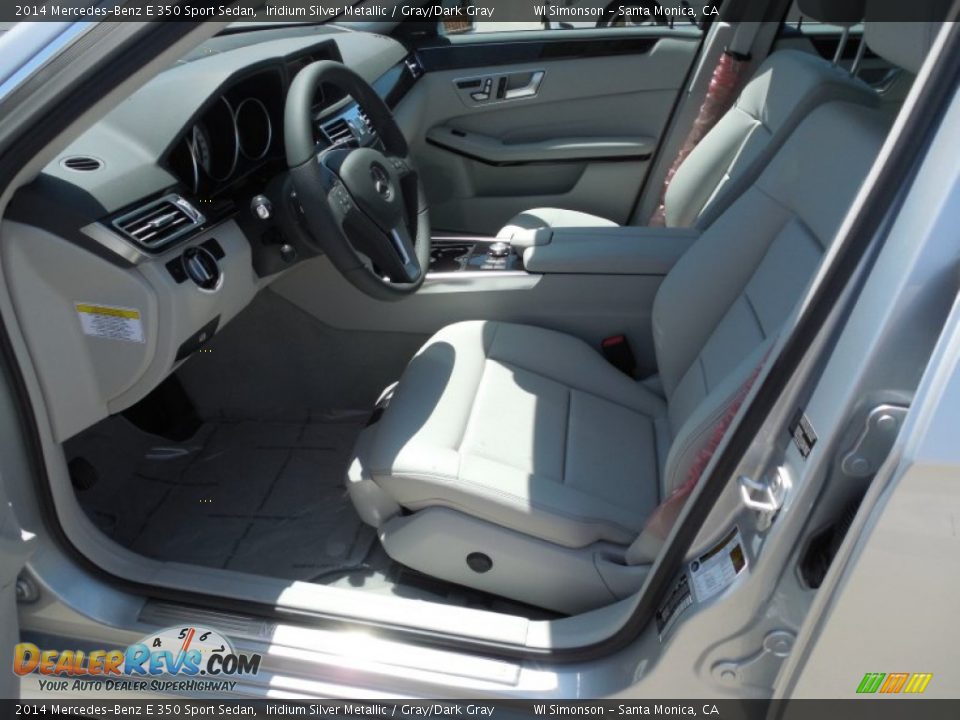 Gray/Dark Gray Interior - 2014 Mercedes-Benz E 350 Sport Sedan Photo #7