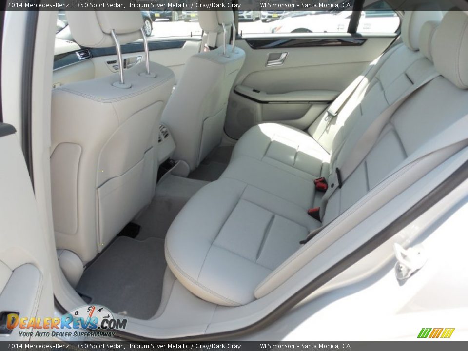 Rear Seat of 2014 Mercedes-Benz E 350 Sport Sedan Photo #8