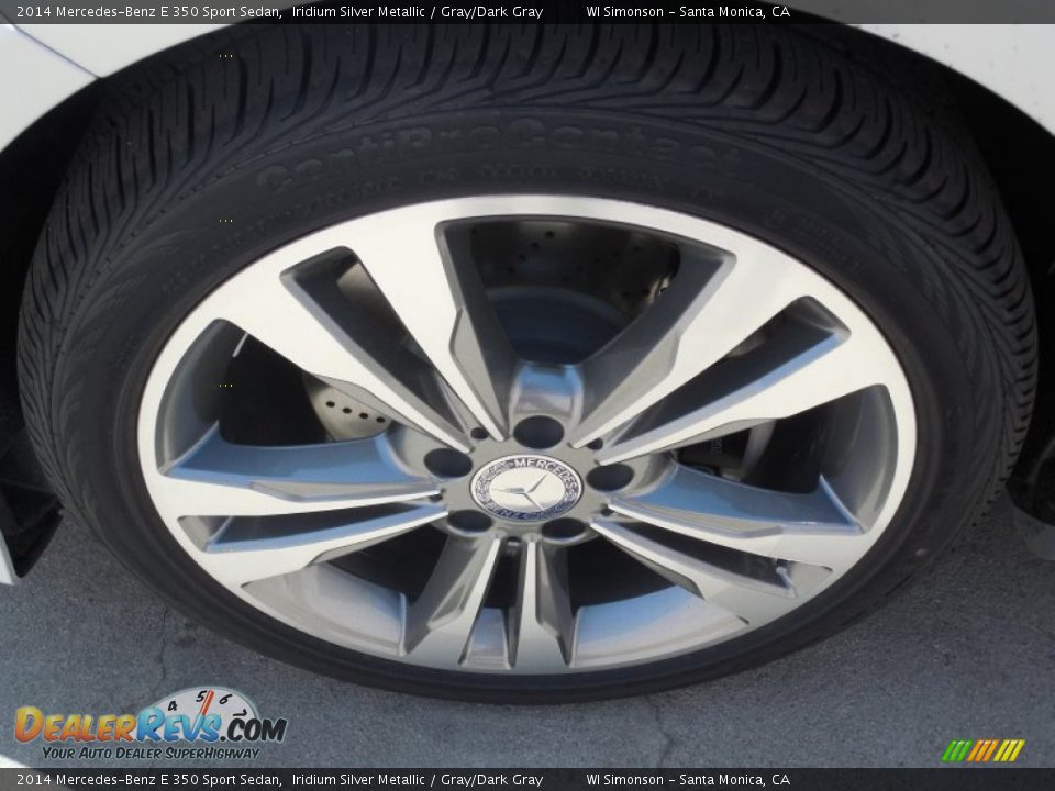 2014 Mercedes-Benz E 350 Sport Sedan Iridium Silver Metallic / Gray/Dark Gray Photo #10