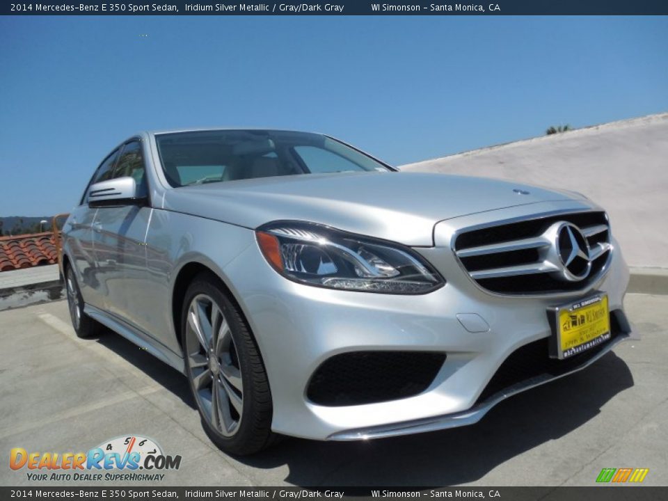 2014 Mercedes-Benz E 350 Sport Sedan Iridium Silver Metallic / Gray/Dark Gray Photo #11