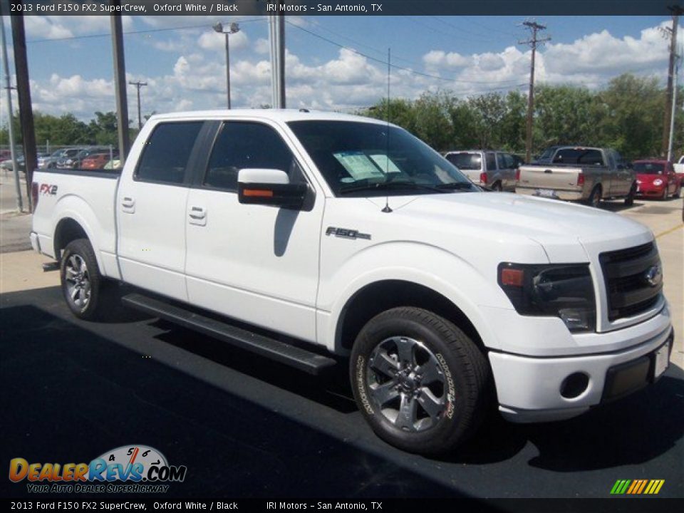 2013 Ford F150 FX2 SuperCrew Oxford White / Black Photo #8