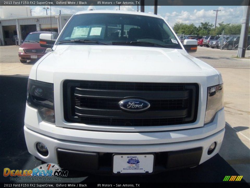 2013 Ford F150 FX2 SuperCrew Oxford White / Black Photo #9