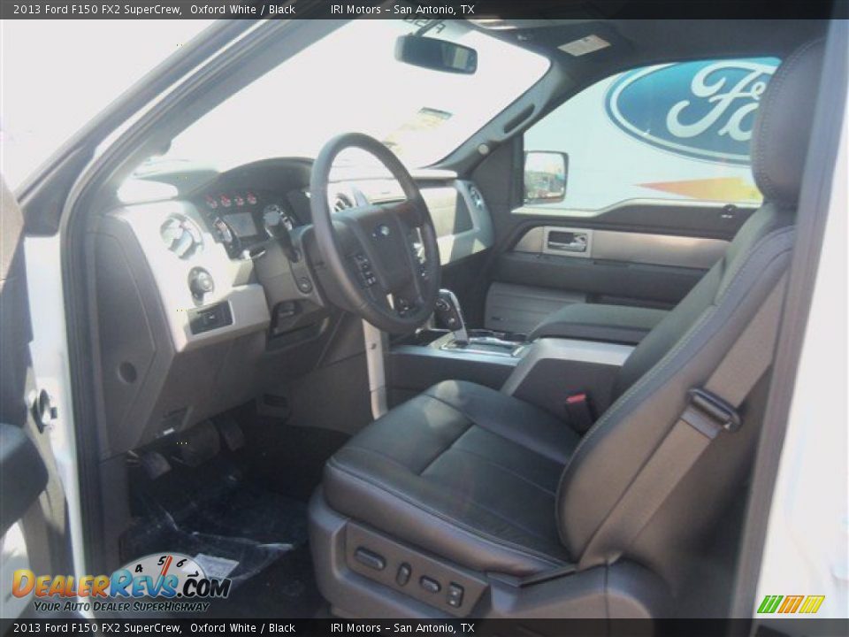 2013 Ford F150 FX2 SuperCrew Oxford White / Black Photo #12